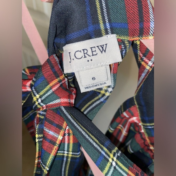 J Crew plaid halter top EUC SZ 6 - Picture 2 of 7